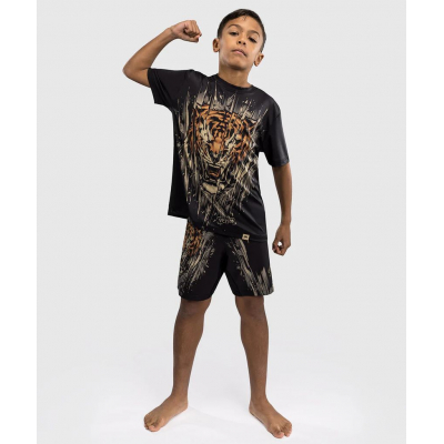 Venum Tiger Kids Dry Tech TShirt Fekete