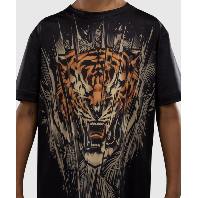 Venum Tiger Kids Dry Tech TShirt Negro