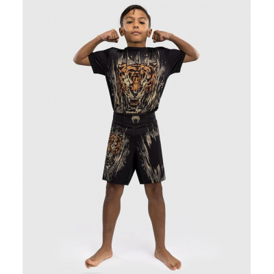 Venum Tiger Kids Fight Shorts Negro