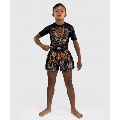 Venum Tiger Kids Muay Thai Shorts Fekete