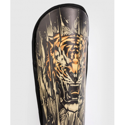 Venum Tiger Kids Shin Guards Negro