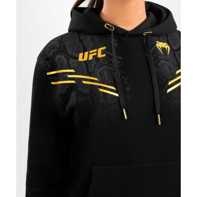 Venum UFC Adrenaline Replica Women Pullover Hoodie Negro-Oro