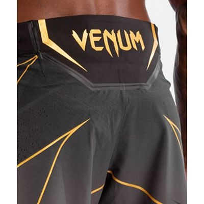 Venum UFC Authentic Fight Night Mens Gladiator Shorts Champion Negro-Oro