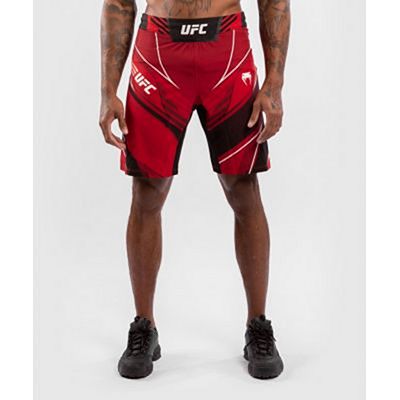 Venum UFC Authentic Fight Night Mens Shorts Long Fit Rot