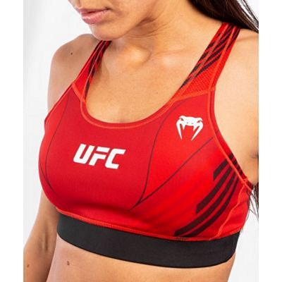 Venum UFC Authentic Fight Night Womens Sport Bra Red