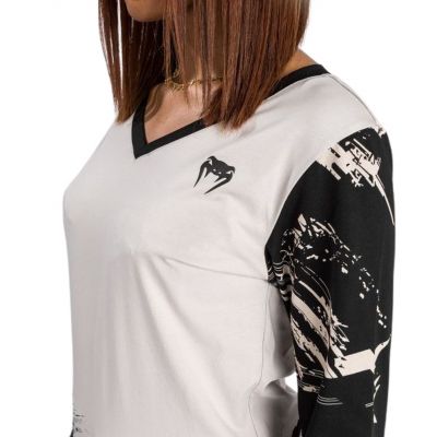 Venum UFC Authentic Fight Week 2.0 T-Shirt For Women Long Sleeve White