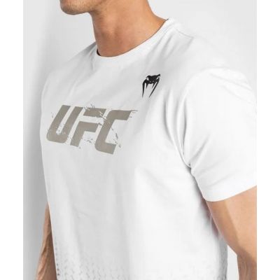 Venum UFC Authentic Fight Week 2.0 T Shirt Short Sleeves White-Grey