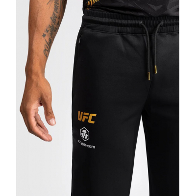 Venum UFC Fight Night Mens Straight Leg Walkout Pant Champion Nero