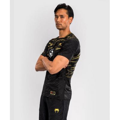 Venum UFC Fusion Authentic Fight Night Mens Walkout Jersey Negro-Oro