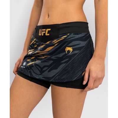 Venum UFC Fusion Authentic Fight Night Womens Skort Preto-Dourado