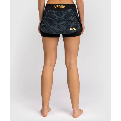 Venum UFC Fusion Authentic Fight Night Womens Skort Preto-Dourado