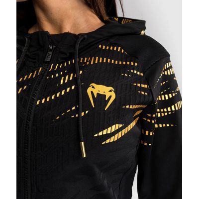 Venum UFC Fusion Fight Night Hoodie Ladies Champion Nero-Oro