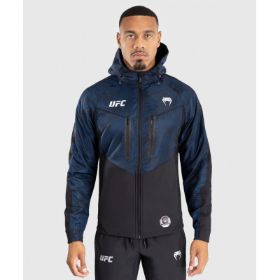 Venum UFC Fusion Fight Week Mens Zip Hoodie Blu