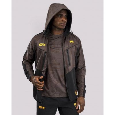 Venum UFC Fusion Fight Week Mens Zip Hoodie Marron