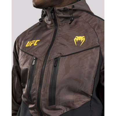 Venum UFC Fusion Fight Week Mens Zip Hoodie Marron