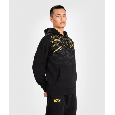 Venum UFC Fusion Mens Replica Pullover Hoodie Negro-Oro