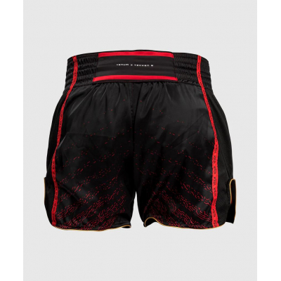 Venum X Tekken 8 - Marshall Law Muay Thai Shorts Preto-Vermelho