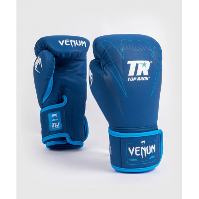 Venum X Top Rank Original Impact Boxing Gloves Azul Marinho