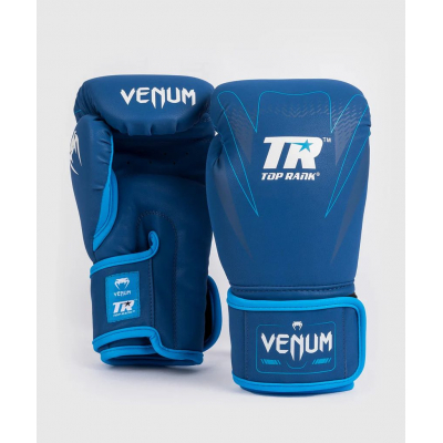 Venum X Top Rank Original Impact Boxing Gloves Azul Marinho