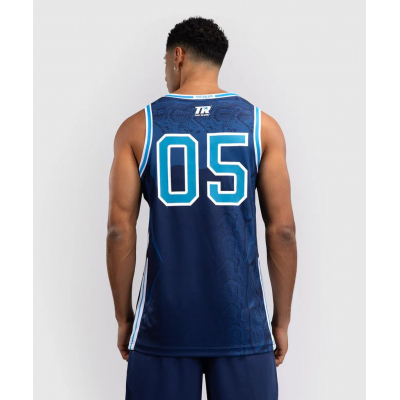 Venum X Top Rank Original Mens Basketball Jersey Azul Marinho