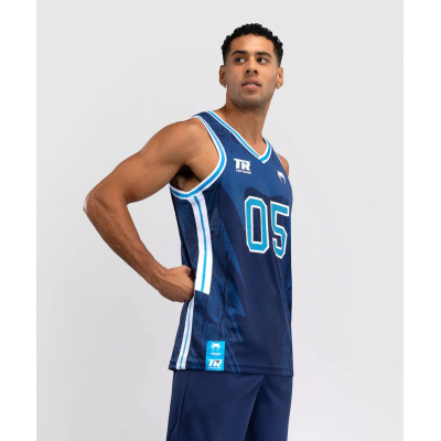 Venum X Top Rank Original Mens Basketball Jersey Azul Marinho