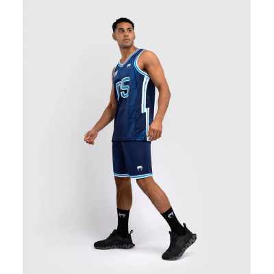 Venum X Top Rank Original Mens Basketball Jersey Azul Marinho