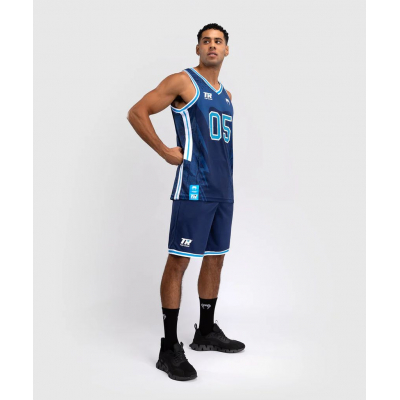 Venum X Top Rank Original Mens Basketball Jersey Azul Marinho