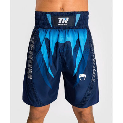 Venum X Top Rank Original Mens Boxing Shorts Azul Marino