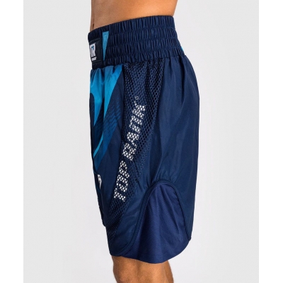 Venum X Top Rank Original Mens Boxing Shorts Azul Marino