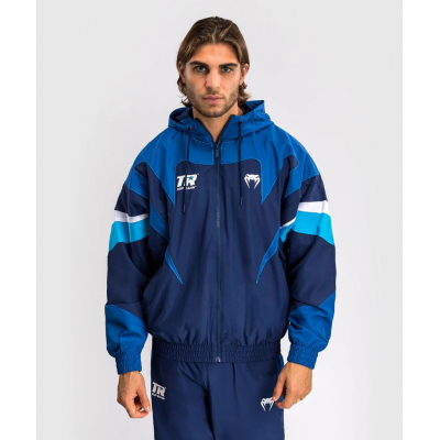 Venum X Top Rank Original Mens Hooded Tracksuit Jacket Navy Blu