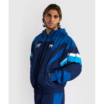 Venum X Top Rank Original Mens Hooded Tracksuit Jacket Navy Blu