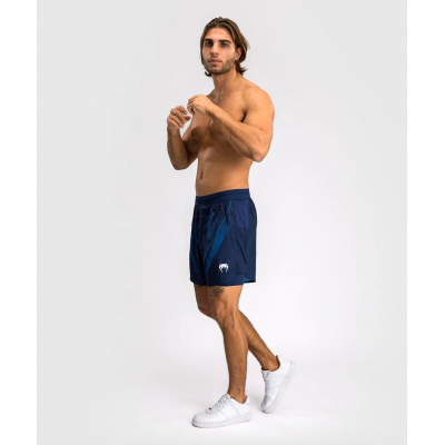 Venum X Top Rank Original Mens Training Shorts Navy Blu