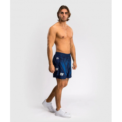 Venum X Top Rank Original Mens Training Shorts Navy Blu