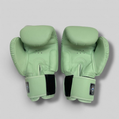 Wai Kru Muay Thai Gloves Semi Leather BG -6 Verde