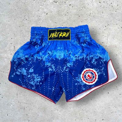 Wai Kru Muay Thai Shorts SUB-1 Blu