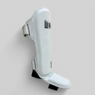 Wai Kru Shinguard Semi Leather DVSG-2 Branco