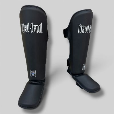 Wai Kru Shinguard Semi Leather DVSG-1 Black