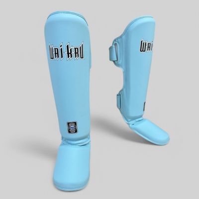 Wai Kru Shinguard Semi Leather DVSG-5 Celeste