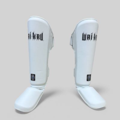 Wai Kru Shinguard Semi Leather DVSG-2 Bianco