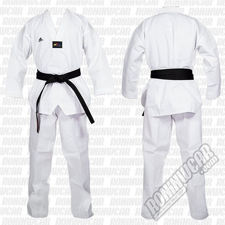 Dobok taekwondo adidas Adi-Star Cuello Negro