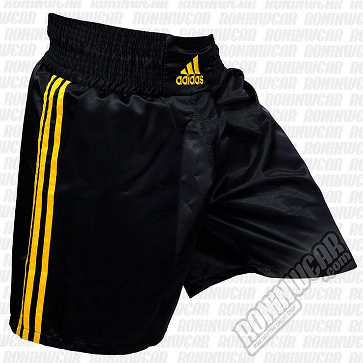 adidas Pantalon Boxeo Negro-Oro