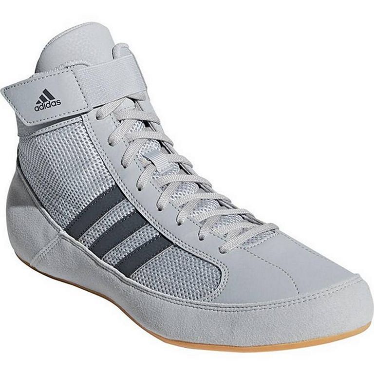 gray wrestling shoes