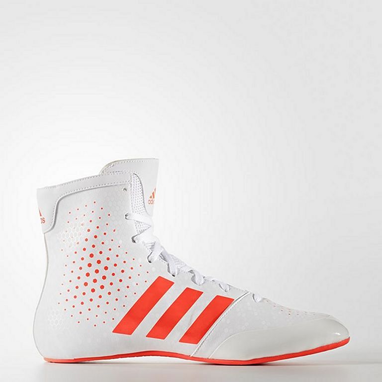 white adidas boxing boots