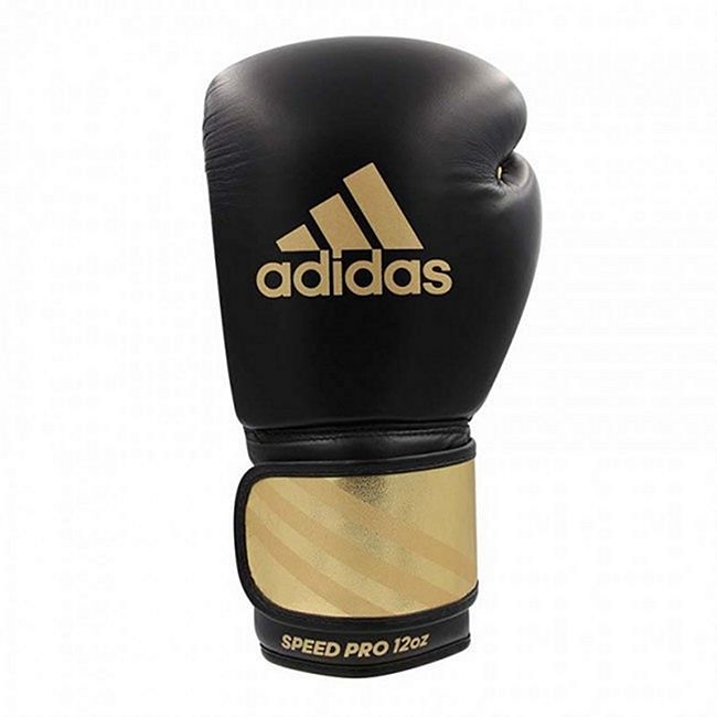 Adidas Speed Pro Boxing Gloves Schwarz-Gold