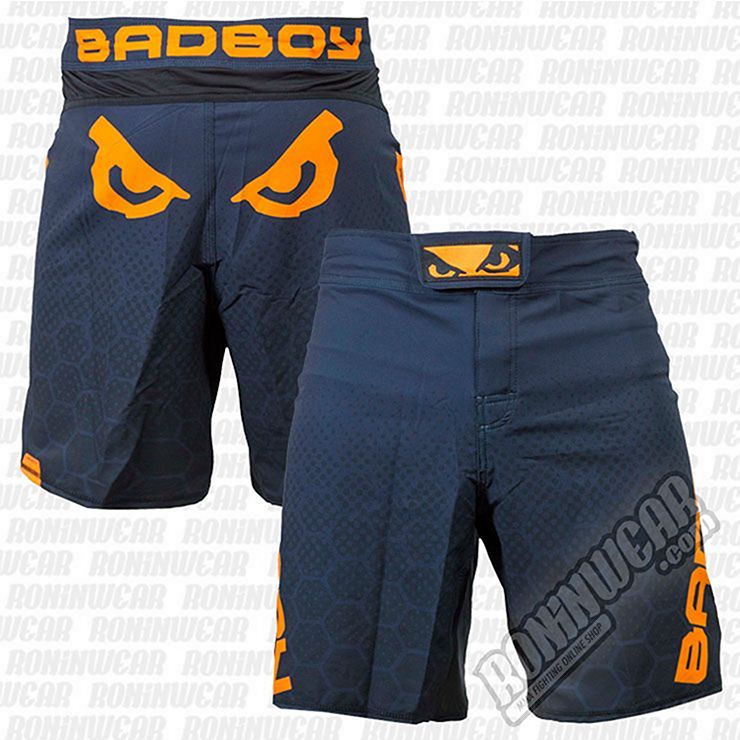 Bad Boy Legacy 3.0 Shorts Preto-Laranja
