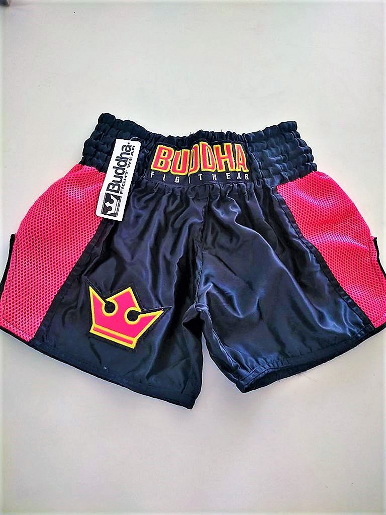 Pantalón Muay Thai Kick Boxing Buddha Retro Premium Negro. MIRAR TALLA –  Buddha Fight Wear
