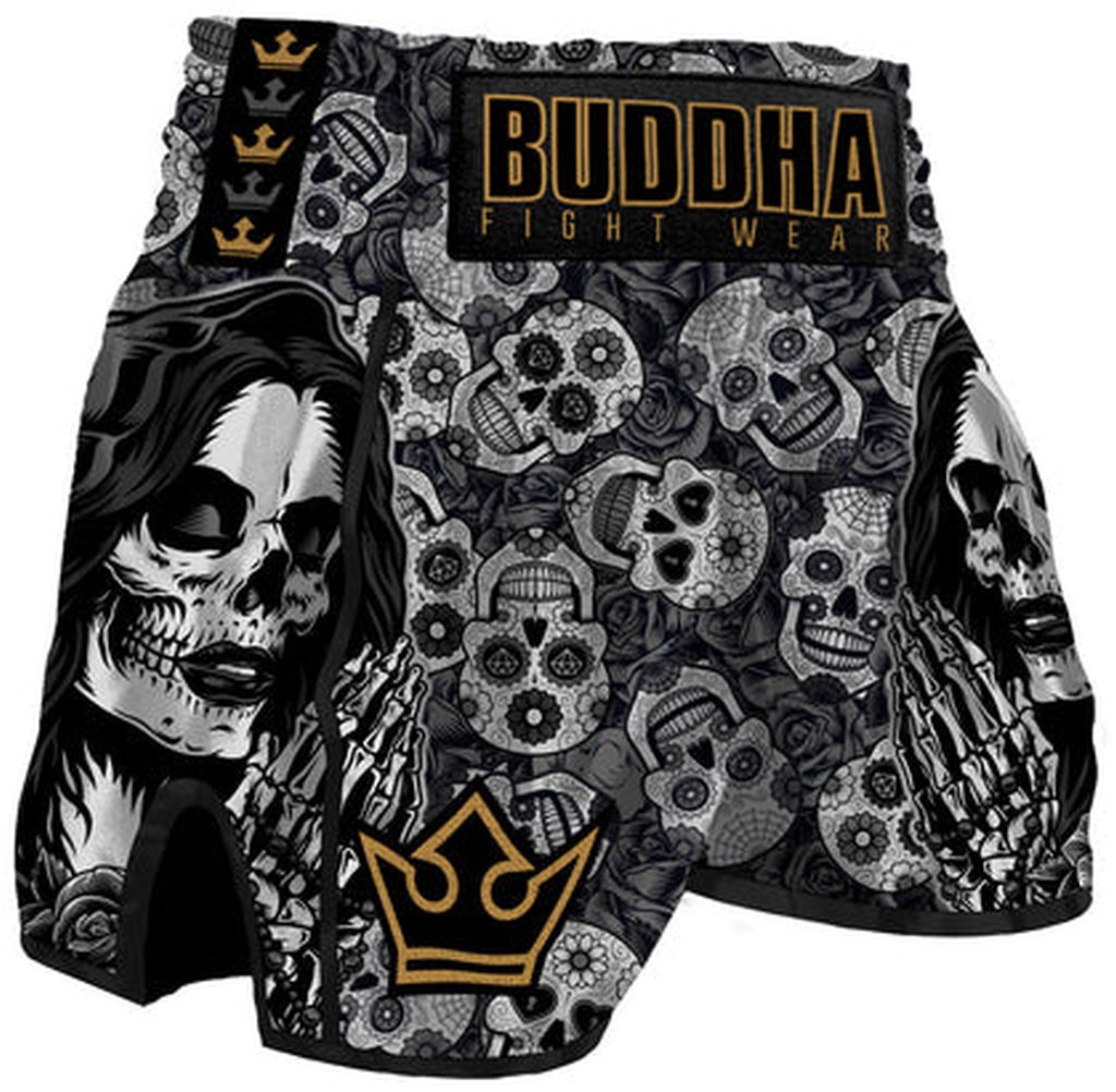 Pantalones cortos de boxeo para hombre Black Tiger Muay Thai MMA