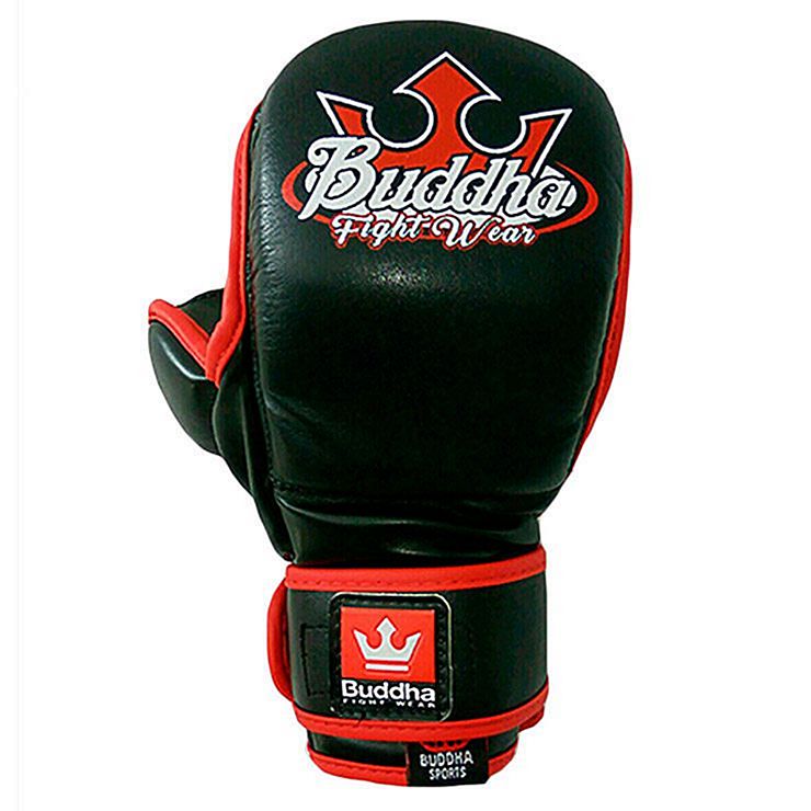 Buddha Guantes MMA Competicion Amateur Negro-Rojo