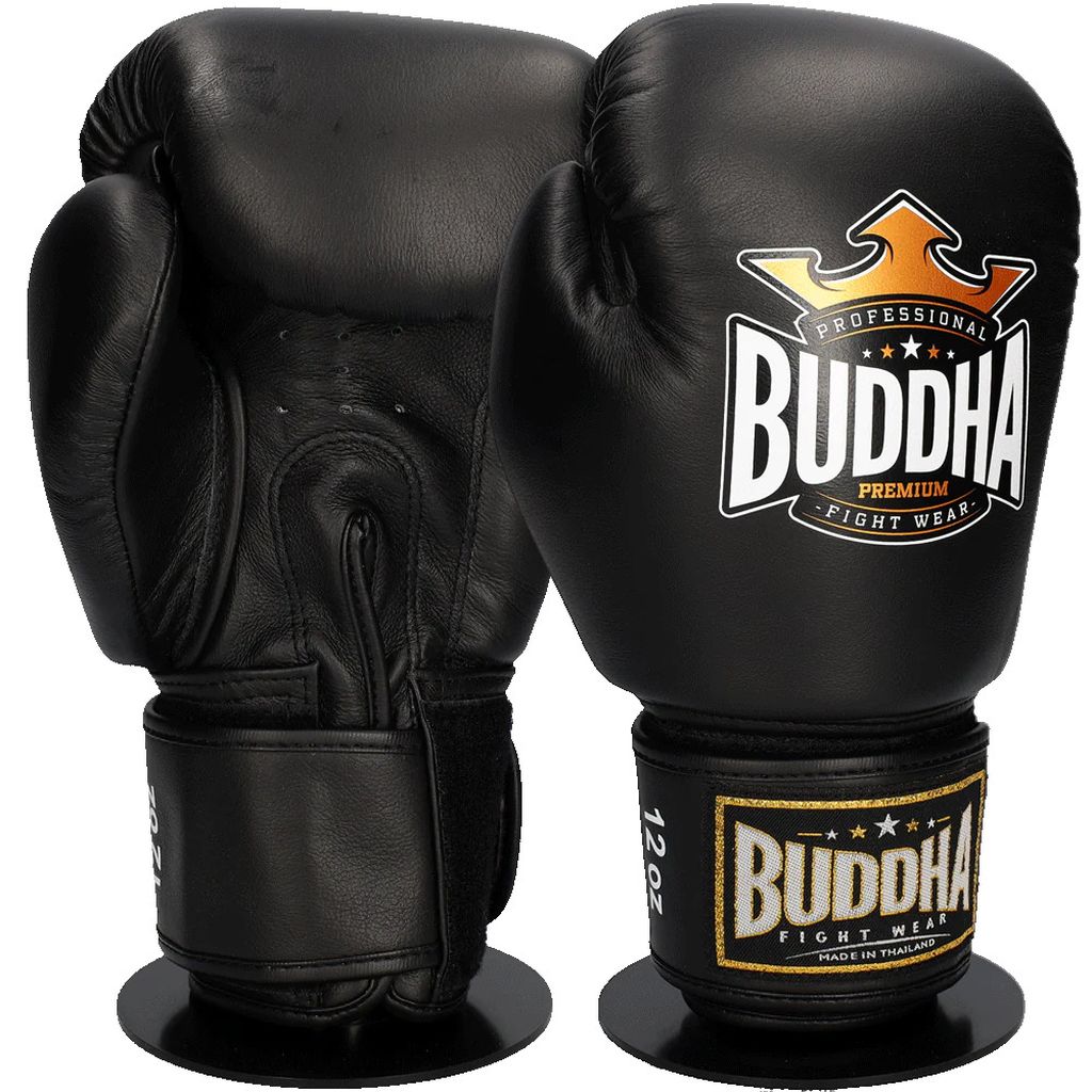 Buddha Thailand Boxing Glove Schwarz