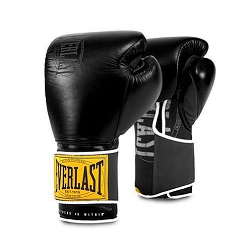 LEONE Guantes Boxeo Italia 47 Negro Black Muay Thai Kick Boxing